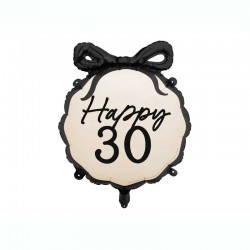26" Μπαλόνι Happy 30 Με Φιόγκο 26" Μπαλόνι Happy 30 Με Φιόγκο