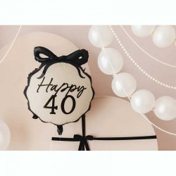 26" Μπαλόνι Happy 40 Με φιόγκο 26" Μπαλόνι Happy 40 Με φιόγκο