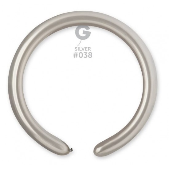 Μπαλόνι κατασκευής μακρόστενο 260Q Ασημί