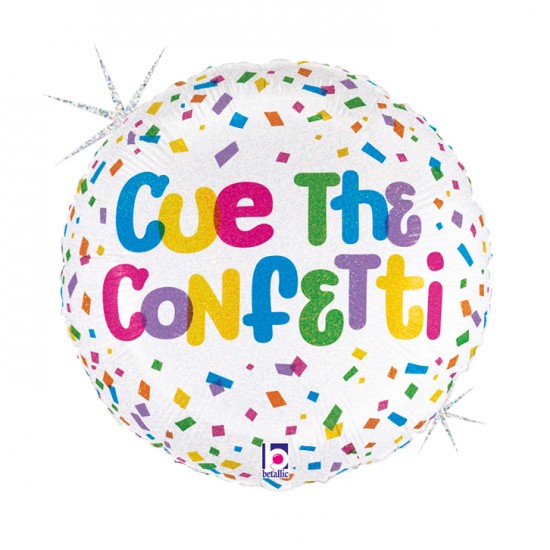 Μπαλόνι κονφετί 'Happy Birthday' 18"