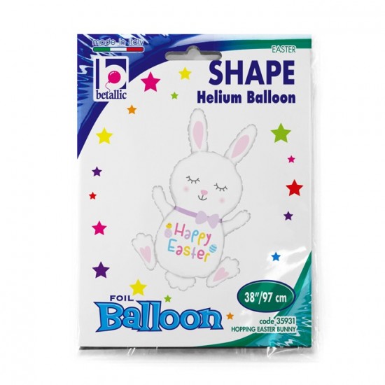 Μπαλόνι Λαγουδάκι "Happy Easter" 97 εκ.