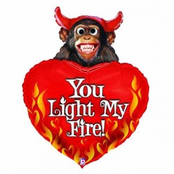 Μπαλόνι Μαϊμού 'You light my fire' 1 μέτρο Μπαλόνι Μαϊμού 'You light my fire' 1 μέτρο