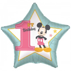 Μπαλόνι Mickey 1st Birthday 17" Μπαλόνι Mickey 1st Birthday 17"