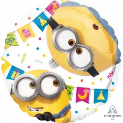Μπαλόνι Minions Δύο Όψεων 17" Μπαλόνι Minions Δύο Όψεων 17"