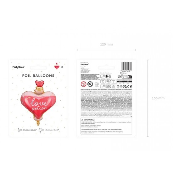 21" Μπαλόνι Καρδιά ''Love potion''