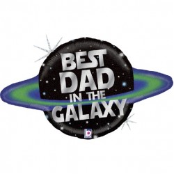 Μπαλόνι Πλανήτης "Best Dad in the Galaxy" Μπαλόνι Πλανήτης "Best Dad in the Galaxy"