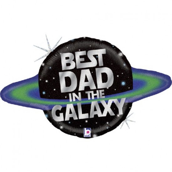 Μπαλόνι Πλανήτης "Best Dad in the Galaxy" Μπαλόνι Πλανήτης "Best Dad in the Galaxy"