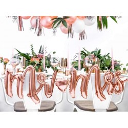 Μπαλόνι ροζ χρυσό Mr & Mrs 125 εκ Μπαλόνι ροζ χρυσό Mr & Mrs 125 εκ