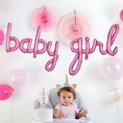 Μπαλόνι ροζ φράση 'baby girl' Μπαλόνι ροζ φράση 'baby girl'