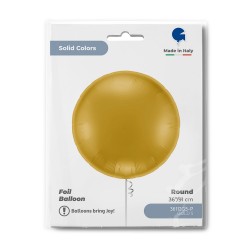 Μπαλόνι Στρογγυλό Χρυσό 36" Μπαλόνι Στρογγυλό Χρυσό 36"
