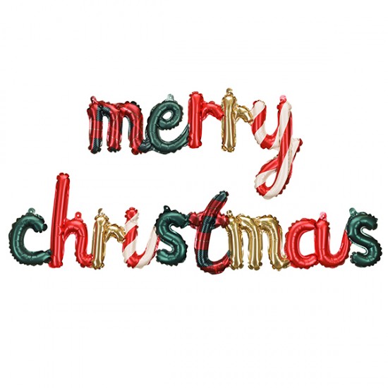 Μπαλόνια candy φράση ''Merry Christmas'' 143x25cm