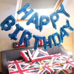 Μπαλόνια Happy Birthday Μπλε (13 τεμ) Μπαλόνια Happy Birthday Μπλε (13 τεμ)