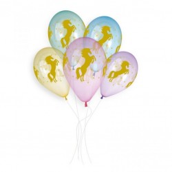 Μπαλόνια Μονόκερος Crystal Rainbow 13″ (25 τεμ) Μπαλόνια Μονόκερος Crystal Rainbow 13″ (25 τεμ)
