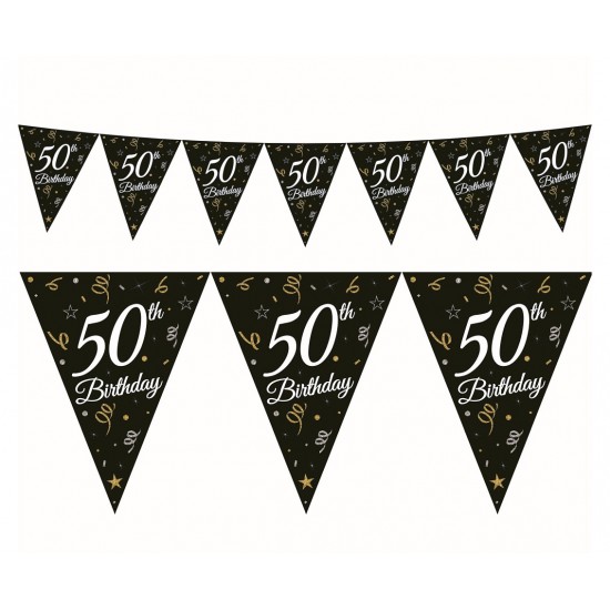 Μπάνερ γενεθλίων "50th Birthday"