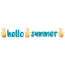 Μπάνερ Hello Summer - Pineapple Vibes Μπάνερ Hello Summer - Pineapple Vibes