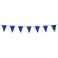Μπλε Τριγωνικά Σημαιάκια (3m)
