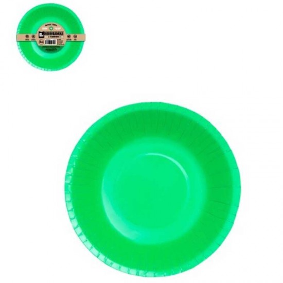 Πράσινα Μπολ Χάρτινα 350ml (6 τεμ) Πράσινα Μπολ Χάρτινα 350ml (6 τεμ)