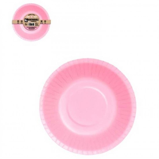 Ροζ Μπολ Χάρτινα 350ml (6 τεμ) Ροζ Μπολ Χάρτινα 350ml (6 τεμ)