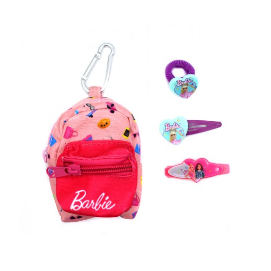 Barbie Mini Clip-On Backpack με Αξεσουάρ