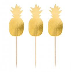 Οδοντογλυφίδες Χρυσός Ανανάς (20 τεμ) Οδοντογλυφίδες Χρυσός Ανανάς (20 τεμ)