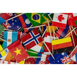 Οδοντογλυφίδες με Σημαίες (24 τεμ) Οδοντογλυφίδες με Σημαίες (24 τεμ)