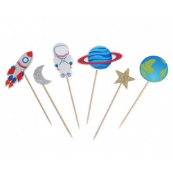 Οδοντογλυφίδες πάρτυ Διάστημα (12 τεμ) Οδοντογλυφίδες πάρτυ Διάστημα (12 τεμ)