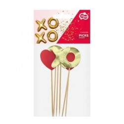 Οδοντογλυφίδες τούρτας  ΧοΧο (6 τεμ) Οδοντογλυφίδες τούρτας  ΧοΧο (6 τεμ)