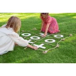 Παιχνίδι Τρίλιζας με σχοινί και ξύλινα σύμβολα (Real Size) Παιχνίδι Τρίλιζας με σχοινί και ξύλινα σύμβολα (Real Size)