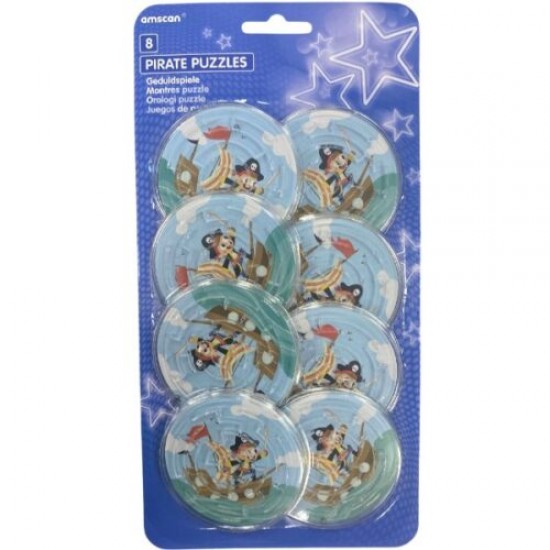 Παιχνίδια λαβύρινθοι Πειρατής (8 τεμ)
