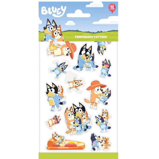 Παιδικά Τατουάζ Bluey (12 τεμ)