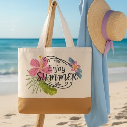 Πάνινη Τσάντα Ώμου - Enjoy Summer Πάνινη Τσάντα Ώμου - Enjoy Summer