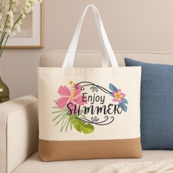 Πάνινη Τσάντα Ώμου - Enjoy Summer Πάνινη Τσάντα Ώμου - Enjoy Summer