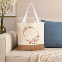 Πάνινη Τσάντα Ώμου - Φλοράλ Πάνινη Τσάντα Ώμου - Φλοράλ