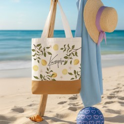 Πάνινη Τσάντα Ώμου - Λεμόνια Πάνινη Τσάντα Ώμου - Λεμόνια