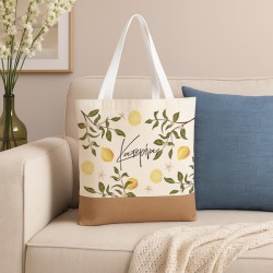 Πάνινη Τσάντα Ώμου - Λεμόνια Πάνινη Τσάντα Ώμου - Λεμόνια