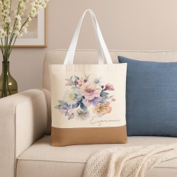 Πάνινη Τσάντα Ώμου - Λουλούδια Πάνινη Τσάντα Ώμου - Λουλούδια