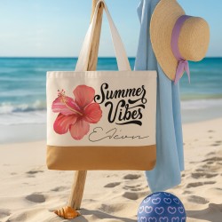 Πάνινη Τσάντα Ώμου - Summer Vibes Πάνινη Τσάντα Ώμου - Summer Vibes