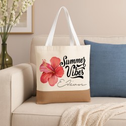 Πάνινη Τσάντα Ώμου - Summer Vibes Πάνινη Τσάντα Ώμου - Summer Vibes