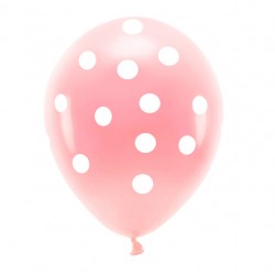 Παστέλ μπαλόνια Ροζ Πουά (6 τεμ) Παστέλ μπαλόνια Ροζ Πουά (6 τεμ)