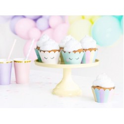 Περιτύλιγμα για cupcake Rainbow Unicorn (6 τεμ) Περιτύλιγμα για cupcake Rainbow Unicorn (6 τεμ)