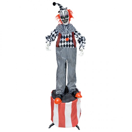 Animatronic Φιγούρα Halloween - Κλόουν σε Σκηνή με ήχο και φως 180m Animatronic Φιγούρα Halloween - Κλόουν σε Σκηνή με ήχο και φως 180m