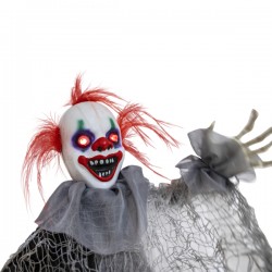 Φιγούρα Halloween - Κρεμαστός Κλόουν με φως και ήχο Φιγούρα Halloween - Κρεμαστός Κλόουν με φως και ήχο