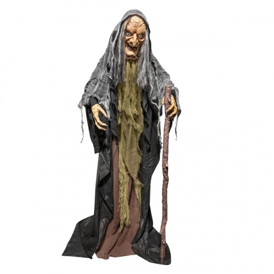 Animatronic Φιγούρα Halloween - Μάγισσα με φως και ήχο 160cm Animatronic Φιγούρα Halloween - Μάγισσα με φως και ήχο 160cm