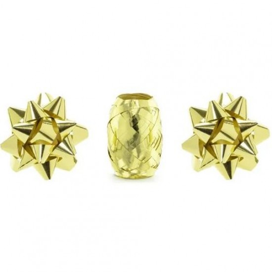 Φιόγκοι Συσκευασίας - Χρυσό Μεταλιζέ (3 τεμ) Φιόγκοι Συσκευασίας - Χρυσό Μεταλιζέ (3 τεμ)