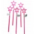 Φούξια Ραβδάκια με αστεράκι Princess (12 τεμ)