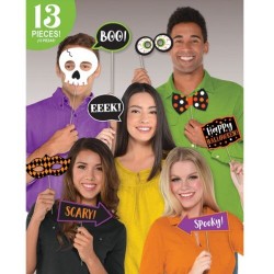 Photo booth Props Halloween (13 τεμ) Photo booth Props Halloween (13 τεμ)
