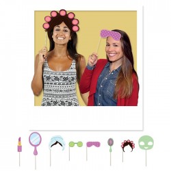 Photobooth Props - Spa Party (8 τεμ) Photobooth Props - Spa Party (8 τεμ)