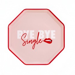 Πιάτα bachelorette "Bye Bye Single" (6 τεμ) Πιάτα bachelorette "Bye Bye Single" (6 τεμ)