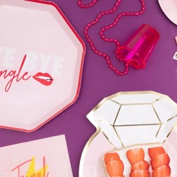 Πιάτα bachelorette "Bye Bye Single" (6 τεμ) Πιάτα bachelorette "Bye Bye Single" (6 τεμ)