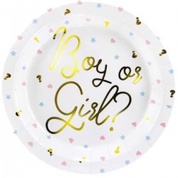 Πιάτα για Gender Reveal "Boy or Girl" (6 τεμ) Πιάτα για Gender Reveal "Boy or Girl" (6 τεμ)